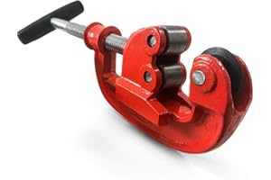 QWORK Heavy Duty Pipe Cutter, 1/8-inch to 2-inch Steel Pipe Cutter