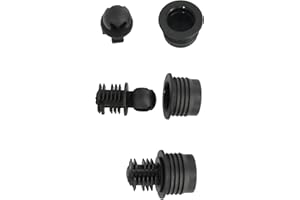 Longdex Speaker Grill Guide 24Pairs Black Plastic Ball and Socket Type Grill Guides Pegs Cloth Buckle Screws Speaker Parts Accessories