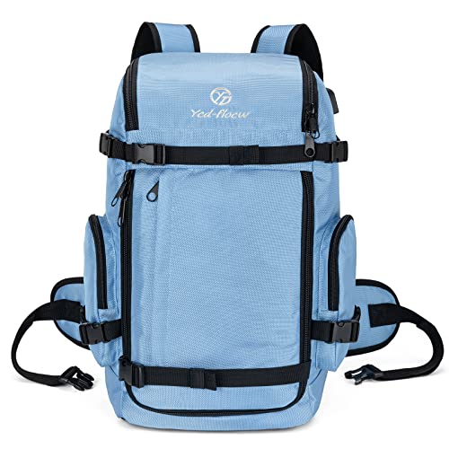 YCDFLOCW Ski Boot Bag Backpack, 50L Large Capacity WaterResistant