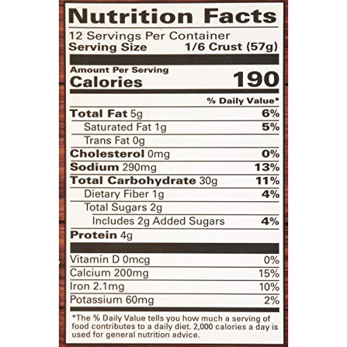 MAMA MARY’S 12″ ORIGINAL READY TO BAKE PIZZA CRUSTS, 2 COUNT