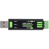 Waveshare USB to CAN Adapter Model A, STM32 Chip Solution, Multiple Working Modes, Multi-System Compatible
