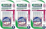 GUM Proxabrush Go-Betweens Cleaners, Moderate, 8 Count (Pack of 3)