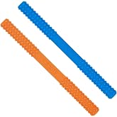 Hollow Chew Tubes Sensory Chew Toys for Autistic Children(2 Pack), Alt. to Chew Necklaces for Sensory Kids, Teething, Oral Mo