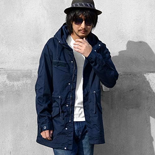 Amazon ユージークロージング メンズコート ミリタリーコート モッズコート M ネイビー コート ジャケット 通販