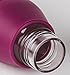 Lululemon H2Om BPA-Free Glass Water Bottle with Lid, 22 oz (Deep Fuschia)
