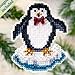 Mill Hill Proud Penguin - Fridge Magnet - Cross Stitch Kit