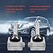 Chylay D1S/D1C 5000K Bright White 35W Xenon HID Headlight Replacement Bulb with Metal Stents Base for 12V Car Head Lights (Pack of 2), 2 Years Warranty