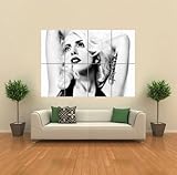 Lady Gaga Poster - Black And White Giant Art Print G1182