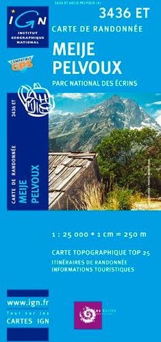 Meije / Pelvoux / PNR des Ecrins 2012: IGN.3436ET by (Map)