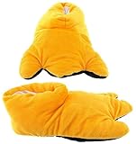 Wishpets Yellow Duck Feet Plush Animal Slippers