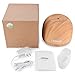 Ledgle Aromatherapy Essential Oil Diffuser 500ml Wood Grain Mist Air Humidifier with 7 Color Changing LED Lights/ Auto Shut Off/ 4 Timer Setting for Office Home Bedroom Living Room Study Yoga Spa