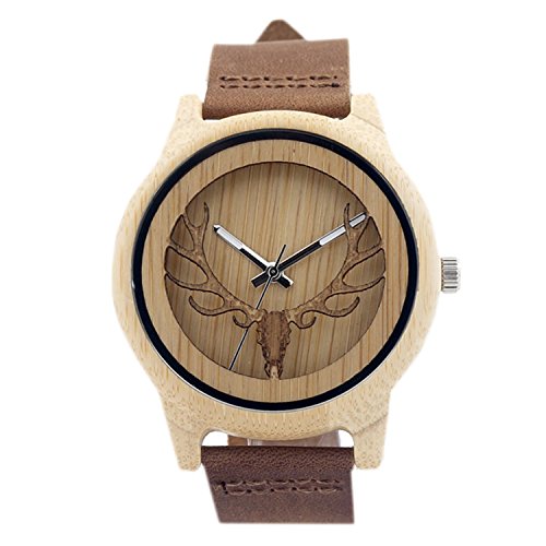 wooden skeleton watch