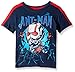 Marvel Little Boys' Ant-Man, Spiderman, or Civil War T-Shirt, Ant-Man Blue, 8