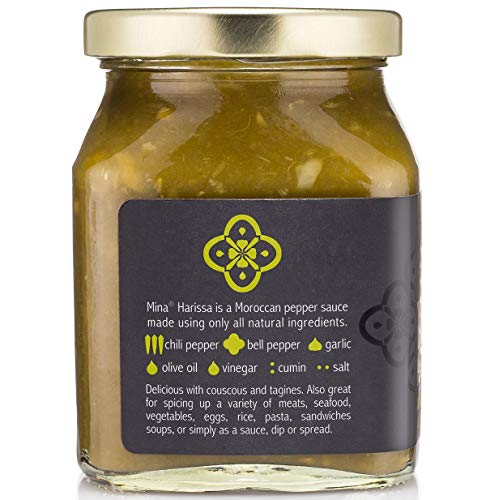 Mina-Harissa-Green-Hot-Sauce-Excite-Your-Senses-with-Gourmet-Moroccan-Heat-Green-Chili-Pepper-Sauce-with-a-Tangy-Twist-10-ounce