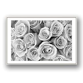 Framed Canvas Wall Art for Living Room, Bedroom Rose Flowers Canvas Prints for Modern Home Decoration Ready to Hang - 16"x24" inches