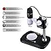 USB Microscope, COLEMETER USB 2.0 Handheld Digital Microscope 2MP 500X 8-LED Zoom Digital Magnifier Endoscope Video Camera with Stand for WIN XP / VISTA, WIN 7/ 8 /10, Mac
