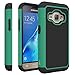 Samsung Galaxy Express 3 Case, CoverON [HexaGuard Series] Slim Hybrid Hard Phone Cover Case for Samsung Galaxy Express 3 - Teal/Black