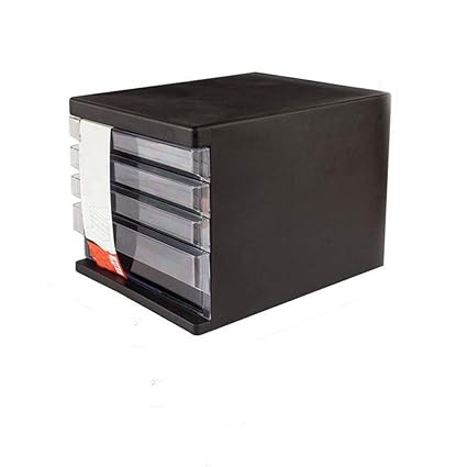 File Cabinets Small Desktop 4 Tier Small Drawer Data Storage Box