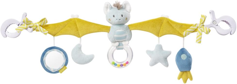 Fehn065114 Bat Pram Chain โ Mobile Chain with Cute Characters for Babies and Toddlers from Newborns Upwards โ Length : 48 cm