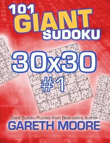 101 Giant Sudoku 30x30 #1 Paperback – 25 July 2013