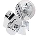 Cagon Shower Head Holder, Adjustable Rotating Hand Held Shower Head Bidet Sprayer durable, waterproof Holder Mount Bracket (Chrome Polished) for Bathroom