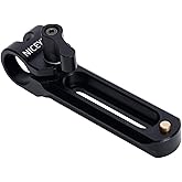 NICEYRIG 15mm Single Rod Holder to Quick Release NATO Rail, Applicable for EVF Mount, DSLR Cage Rig, Tablet Video Rig - 597