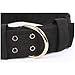 Pesp Dog Metal Buckle Double 2-Rows Belt Strap Adjustable Collar Large L (Black)