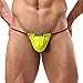 IKINGSKY Men's Sexy G-string Low Rise Thong Underwear Perfect for Jeans Pack of 6 (Medium, Style 1)