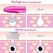 Sonic Facial Cleansing Brush, Richgv Waterproof Face Brush with Wireless Charger Base 12 Speeds Deep Cleansing for Gentle Exfoliating Removing Blackhead Reduce Acne