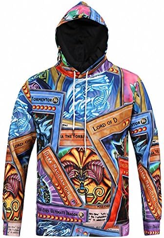 Puchi YuGiOh Monster Hoodies Japanese Classic Game Cards Hooded Sweatshirts Men Women 3D Outerwear Pullovers Hoody Hip Hop