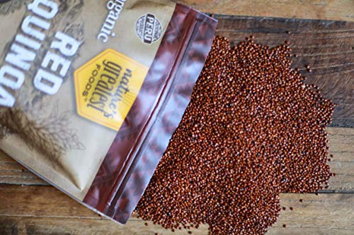 Nature's Greatest Foods, Organic Premium Whole Grain Red Quinoa, Gluten Free, Non-GMO, 16 Ounce