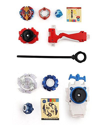 Bey Battle Burst 2 in 1 Metal Fusion Battling Tops with 4D Launcher Grip Battle Set - Thumbnail 2