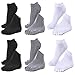 SmartWallStation 6 Pair Socks Five Fingers Toe Sport Run Cotton Deodorant Sock Men US Size 5-9 (Women 5-10)
