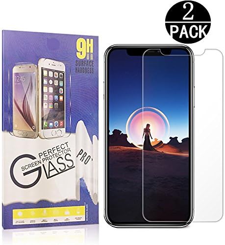 Apple iPhone X / iPhone 10 5.8" Screen Protector, Rockxdays - [Anti-Fingerprint] [9H Hardness] [Anti-Scratch] [3D Touch] Tempered Glass Screen Protector For Apple iPhone X - [2 - Pack]