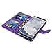 LK Case for Galaxy S8 Plus, [Wrist Strap] Luxury PU Leather Wallet Flip Protective Case Cover with Card Slots and Stand for Samsung Galaxy S8 Plus (Purple)
