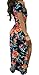 Bigyonger Womens 2 Piece Outfits Sexy Crop Top Maxi Skirt Set Bandage Club Dresses