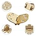 2pcs Brass Butler Tray Hinge, Heavy Duty Flip Top Hinge with Screws Ideal for Folding Wings, Sewing Machine Table, Computer Desk, Roll-Top Desk