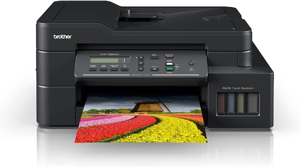 Brother DCP-T820DW All-in One Ink Tank Refill System Printer with Wi-Fi and Auto Duplex Printing