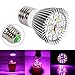 Tuscom 28 LED 28W E27 Grow Light Lamp Veg Flower Indoor Hydroponic Plant Full Spectrum, (1)