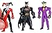 Mattel DC Justice League Mighty Minis Batman, The Joker, and Harley Quinn Mini Figure, 3 Pack