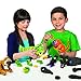 Bloco Toys Tropical Rainforest Animals | STEM Toy | Panther, Caiman, Sloth, Tamarin & Toucan | DIY Educational Building Construction Set (220 Pieces)