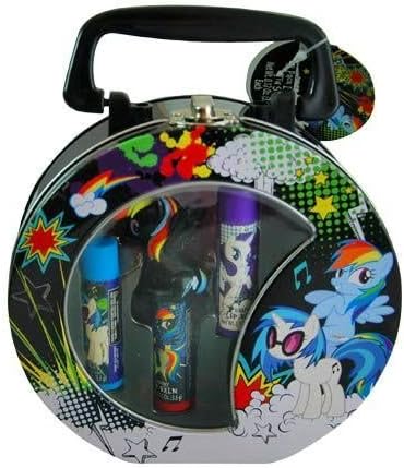 My Little Pony Tin Case w/ Lip Balms Toy Pony Topper