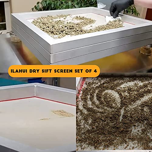 Dry Sift Screen Set of 4, 20 X 24" Aluminum Silk Screen Frames, 60 90