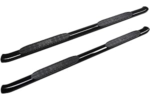 Westin 21-24135 PRO TRAXX 4 Oval Nerf Bars fits 2019-2025 Silverado Sierra 1500 2020-2025 Silverado Sierra 2500 3500 Crew Cab (Exc 2019 Silverado LD/Sierra 1500 Limited) Black Pair