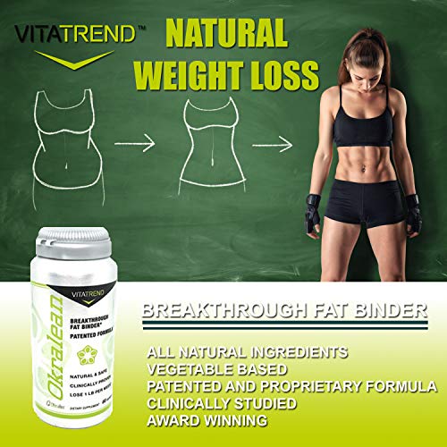 Okralean (60 Capsules) Ultimate Fat Binder, Weight Loss Clinically Proven to Shed Pounds All