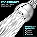 Shower Head High Pressure WarmSpray 3'' Full-Chrome Rain Showerhead with Powerful Massage/Spray Experience- The Best Rainfall Shower Heads for Low Water Pressure
