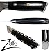 Zelite Infinity 8 Inch Serrated Bread Knife - Razor Sharp Japanese AUS-10 Super Steel 67-Layer Damascus Knife; Sourdough & Gift Box