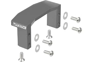 TOOMOD TT02 Aluminum Servo Mount for Tamiya RC Car TT-02 54977 OP.1977 Upgrades Replace Parts （Grey）