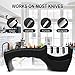 Knife Sharpener, FlatLED Kitchen Knife Sharpener, 3-Stage Knife Sharpening with Non-slip handle Tool for Straight, Ceramic, Pocket, Fruit and Chef Knives Helps Repair, Restore and Polish Blades