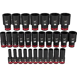Milwaukee 29PC SHOCKWAVE Impact Socket Duty™ 1/2